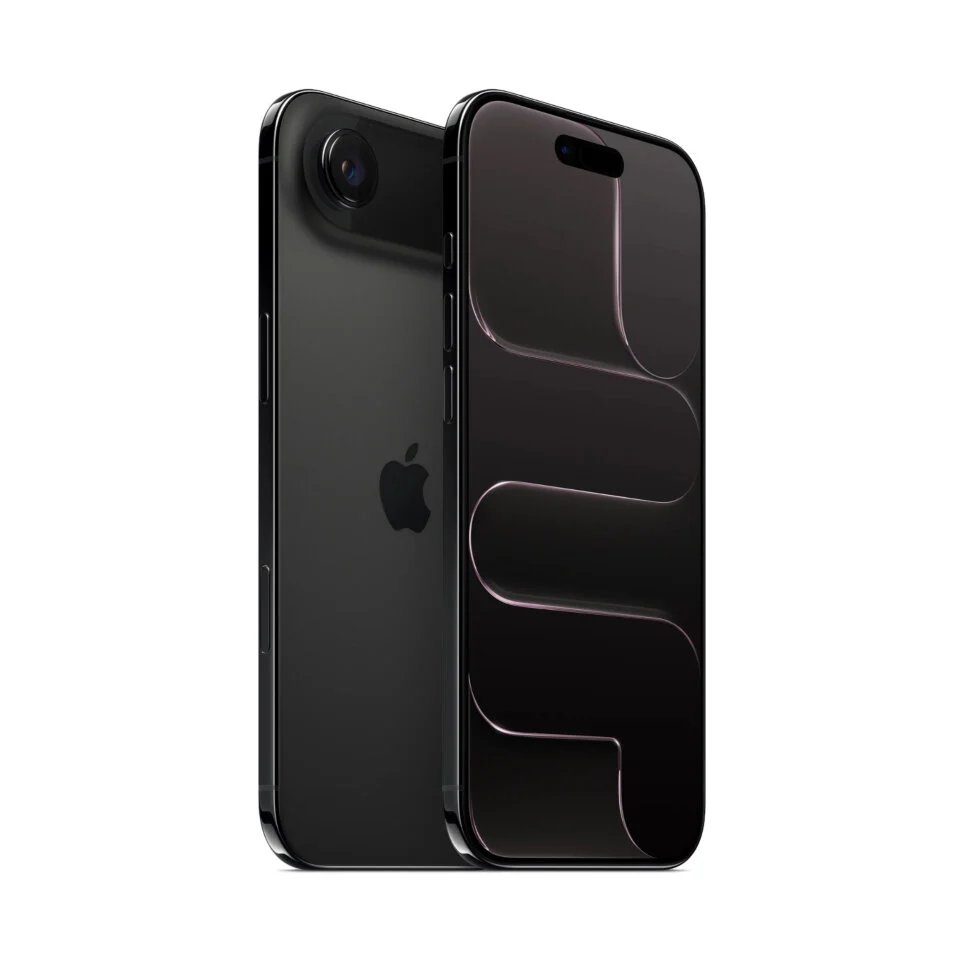 Смартфон Apple iPhone Air Space Black — вид сзади и спереди, черный цвет