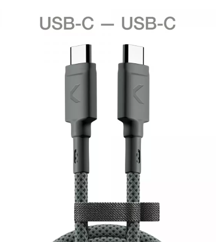 COMMO USB-C - USB-C Шнур черный — купить в Altyn Store