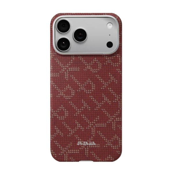 PITAKA 17 Pro Max Gold Red ultra-slim