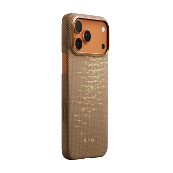 PITAKA 17 Pro Max Golden Glint ultra-slim