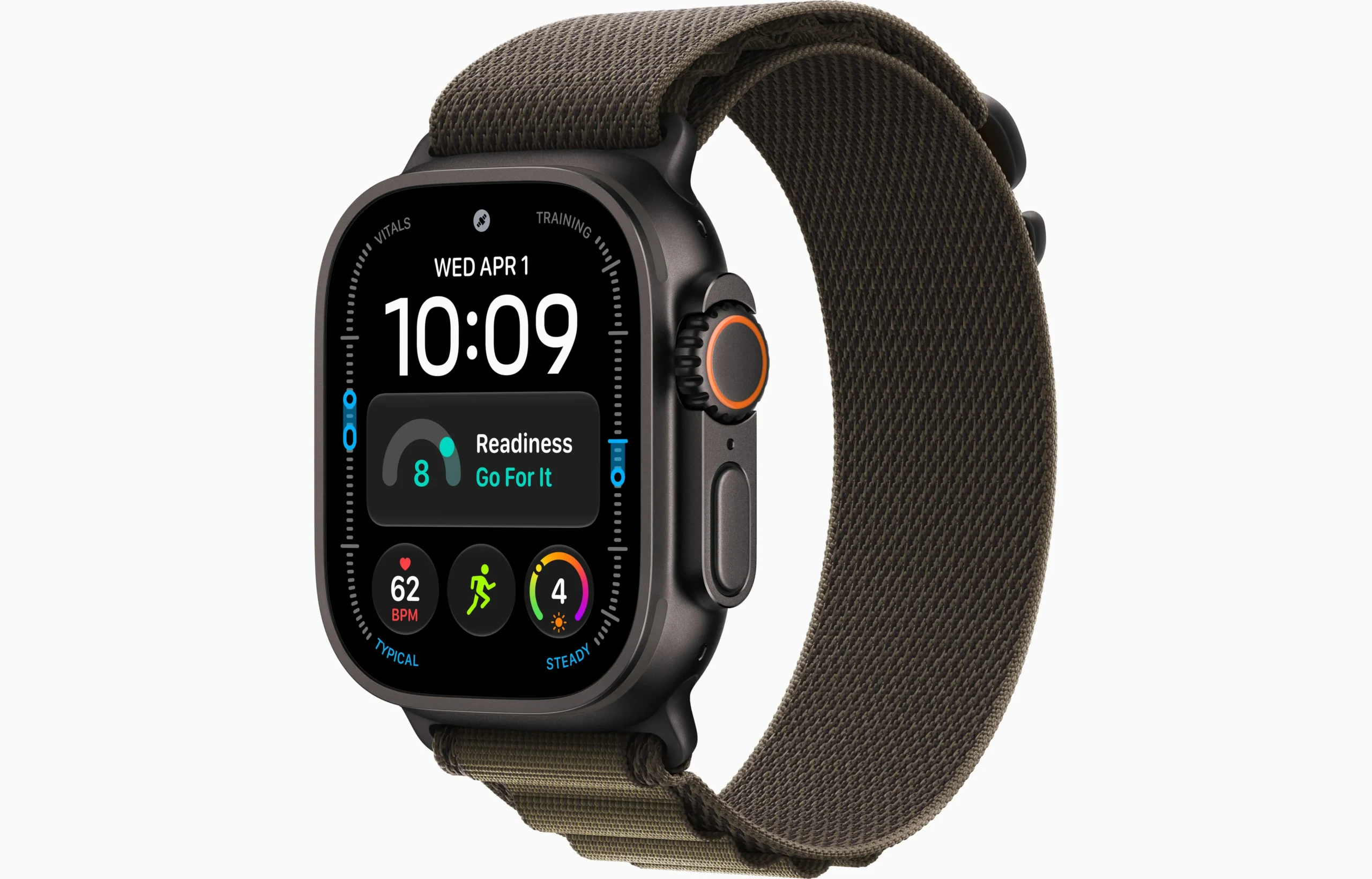 Apple Watch Ultra 4 Black Dark Olive Alpine Loop — купить в Altyn Store