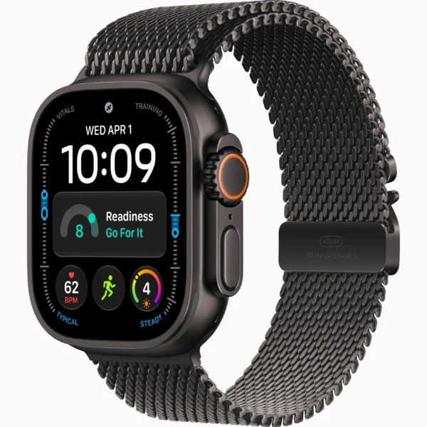 Apple Watch Ultra 4 Black Titanium Milanese Loop — купить в Altyn Store