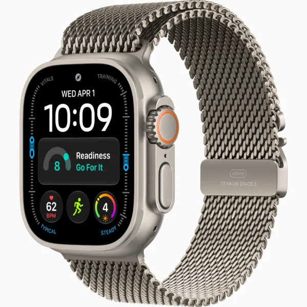 Apple Watch Ultra 4 Natural Titanium Milanese Loop — купить в Altyn Store